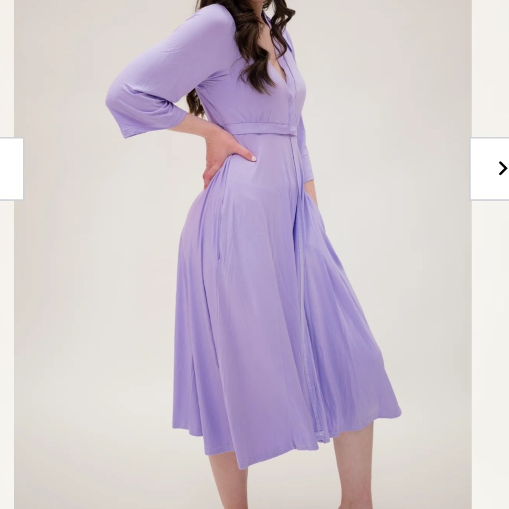 Lavender Women's Birthing Robe